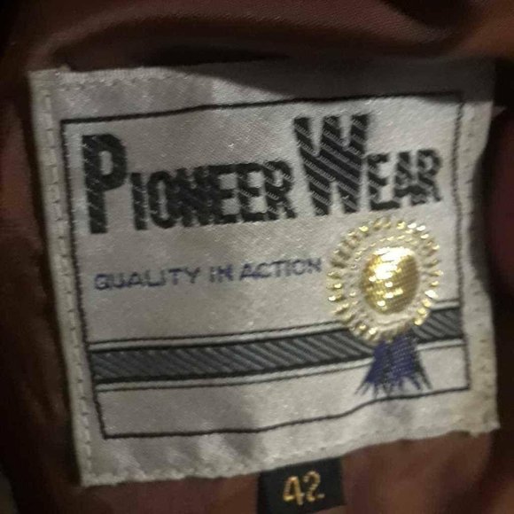 Pioneer Wear Mens Jacket Brown Cow Leather Water S - Picture 4 of 8